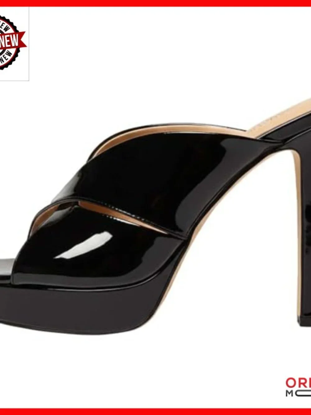 Platform Heels Open Toe Chunky High Heels Sandals 4.5 Inch